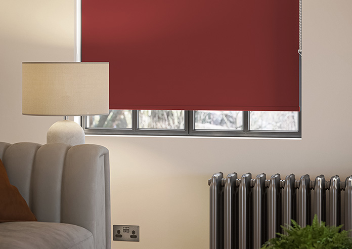 Trinity (Blackout), Garnet - Roller Blind - Image 5